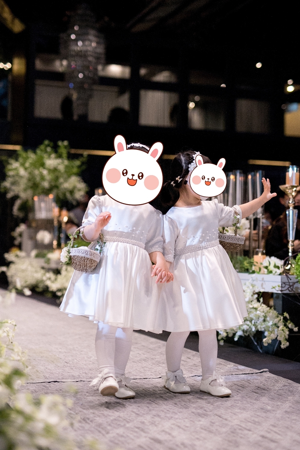 엣지랜드 여아용 진주 구슬 드레스