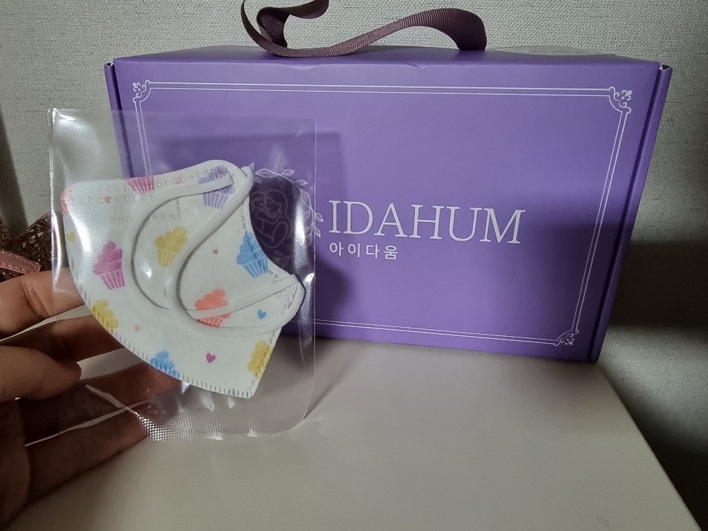 IDAHU 유아용 캐릭터 마스크 2종