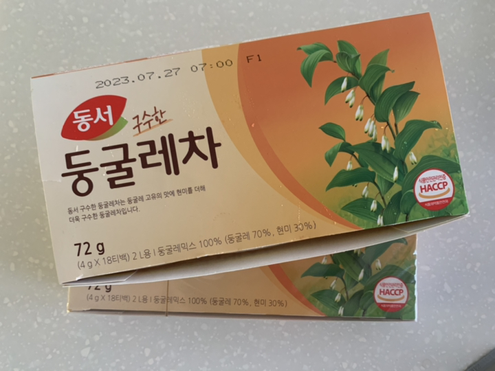 동서 둥굴레차 티백 리뷰 후기
