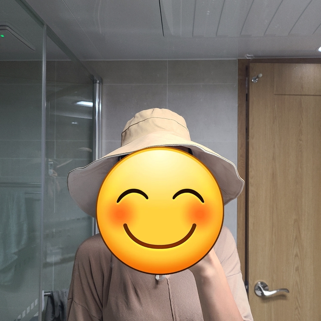 코욜하우키 여성 여자 버킷햇 양면 벙거지 모자 햇빛가리개 챙넓은 챙모자