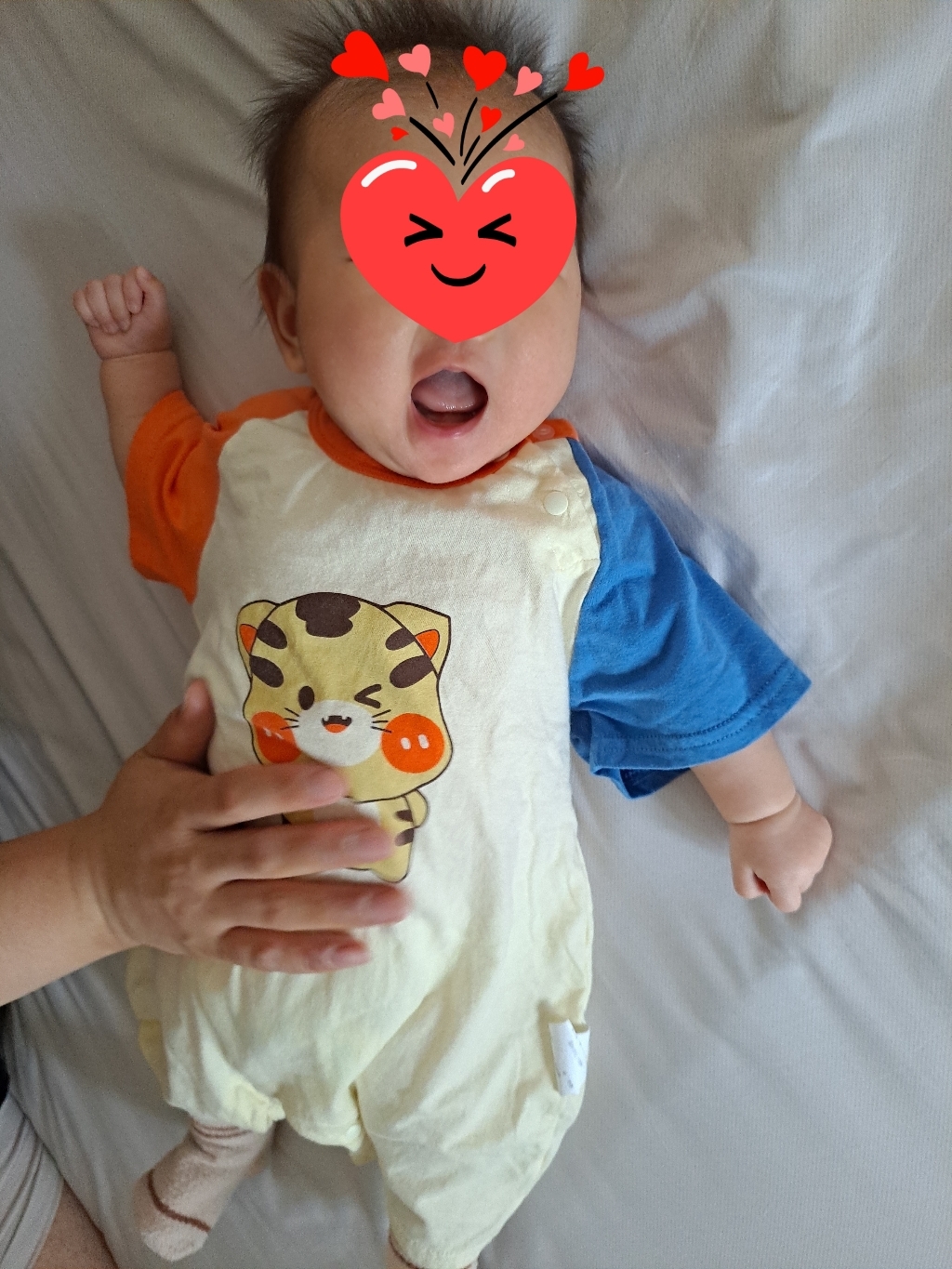 우와우와 wuawua 동물농장 동물 프린트 순면 여름 우주복 시리즈 1