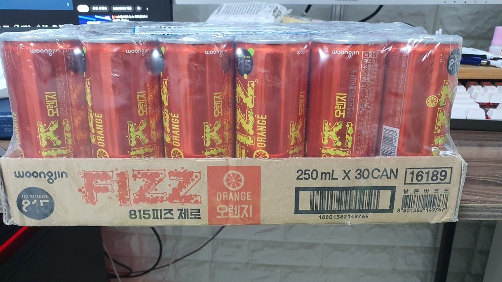 815 피즈 제로 오렌지