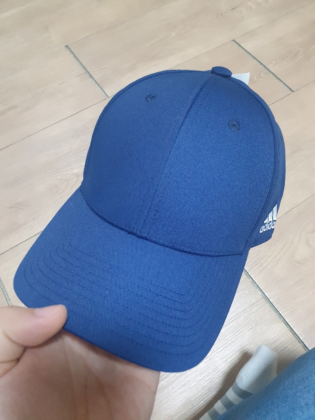 아디다스 로고 볼캡 무지 야구 모자 스트럭처