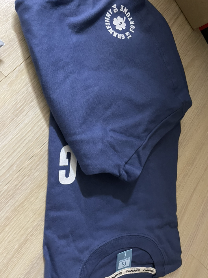 그랜피니 프리미엄 남녀공용 클로버 반팔티 트레이닝복 바지 SET