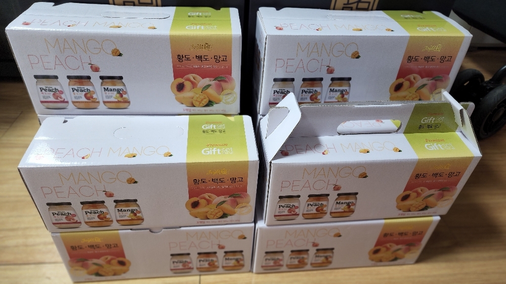 조이웰 황도 망고 백도