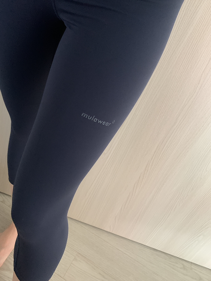 뮬라웨어 여성용 웨이브 75부 레깅스 WSC762