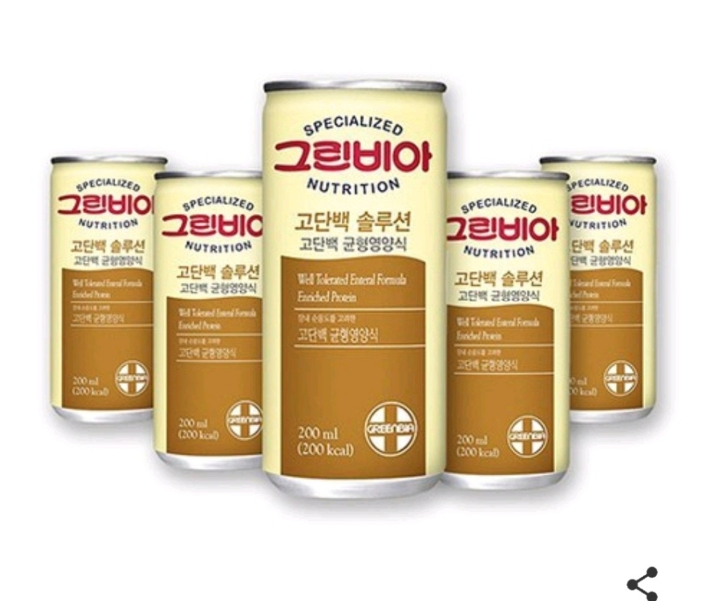 그린비아 고단백 솔루션 x 90캔 리뷰후기