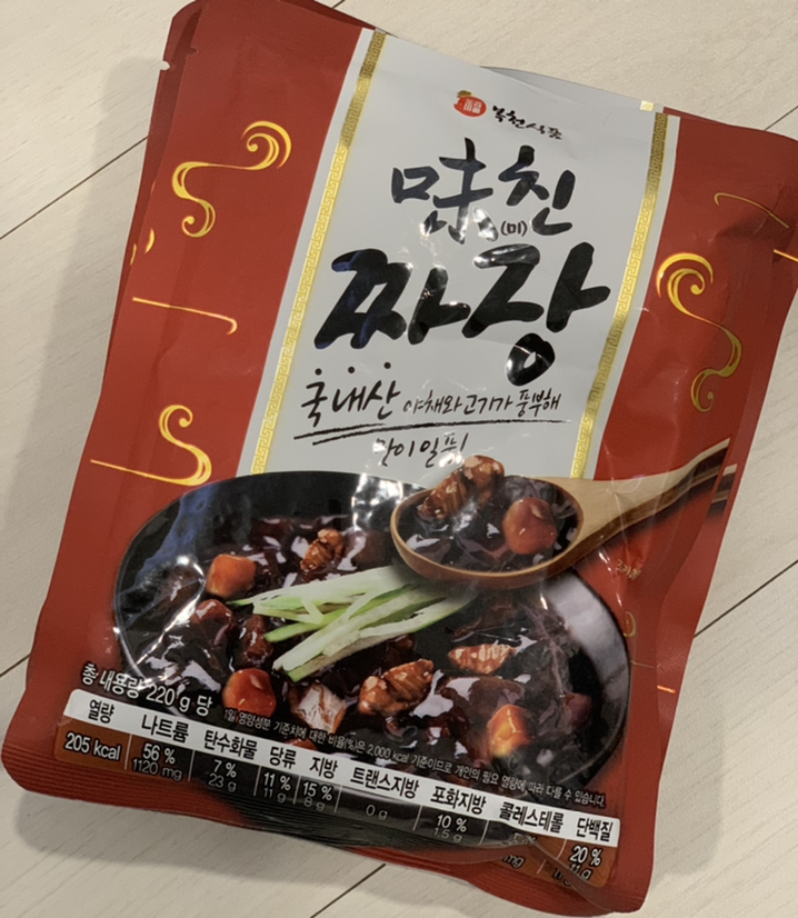 복천식품 야채와 고기가 풍부한 미친짜장 즉석식품