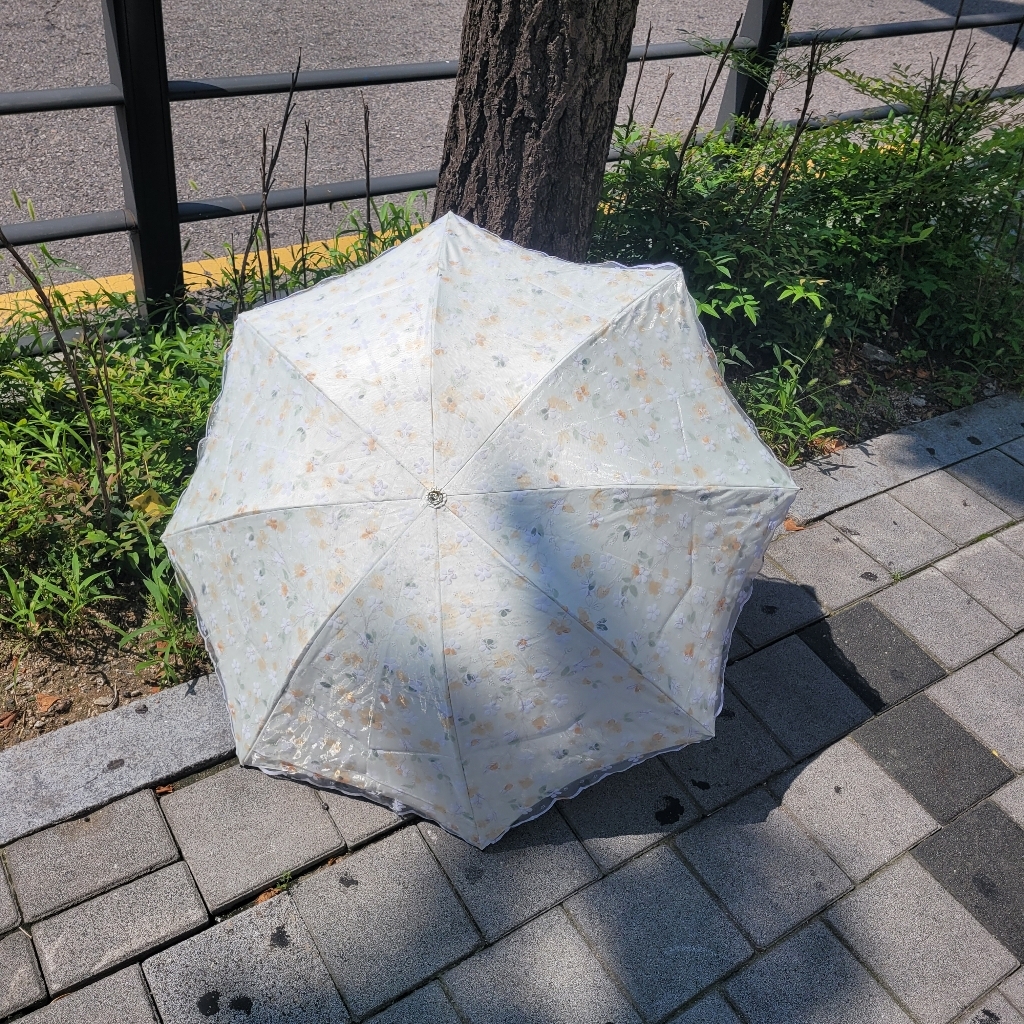 라별 플라워 암막 우양산