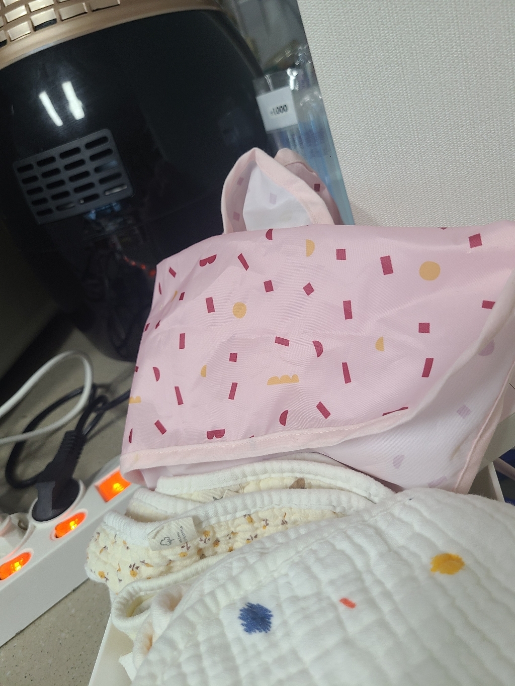 아이주 이유식 턱받이 나시 풀커버형