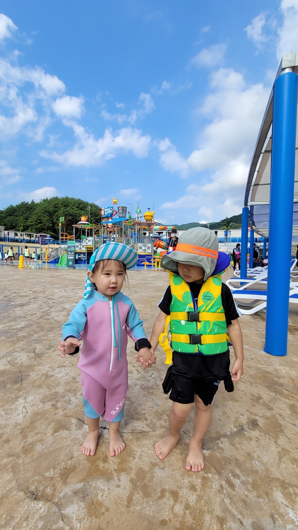 썬글레이드 아동용 네오프렌 수트 수영복