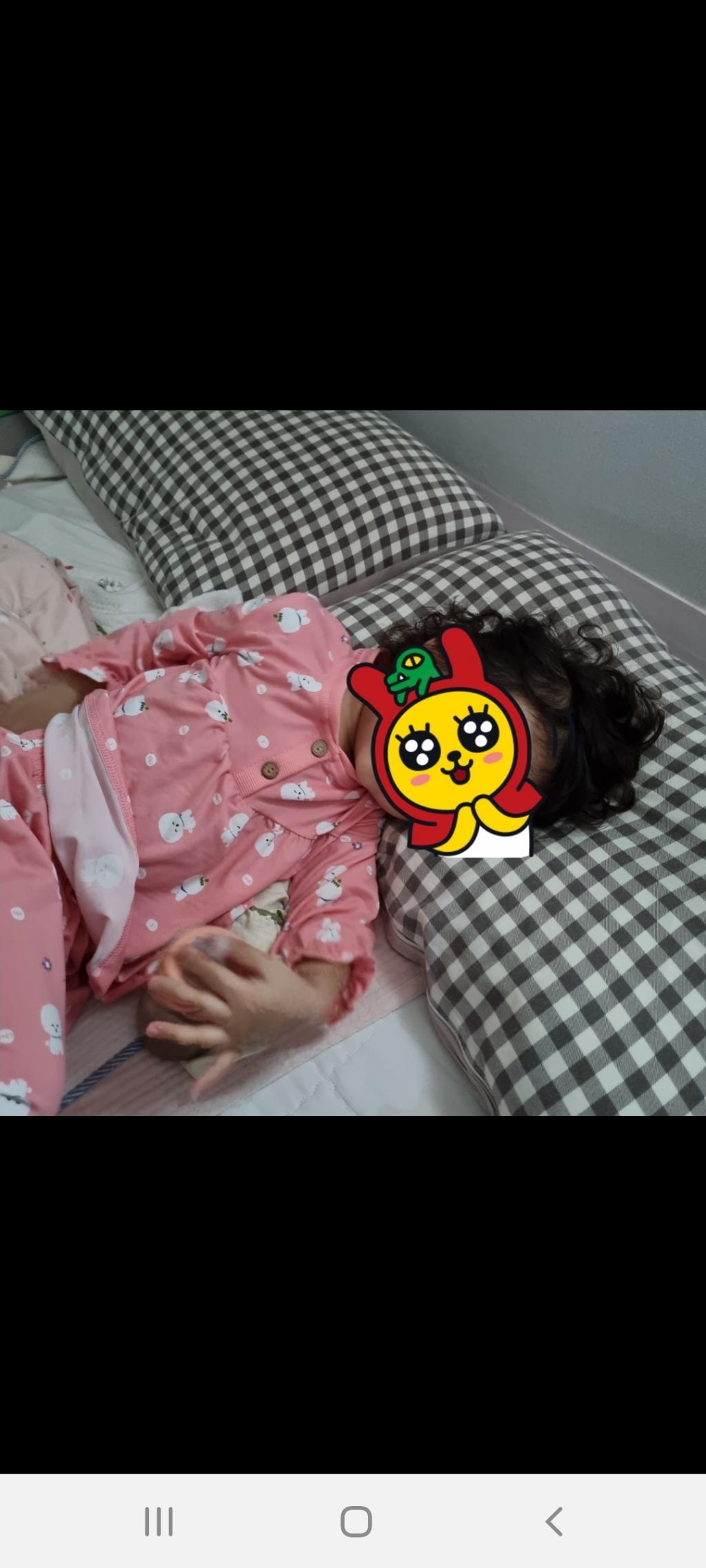 속옷미인 여아용 피치기모 비숑 잠옷세트
