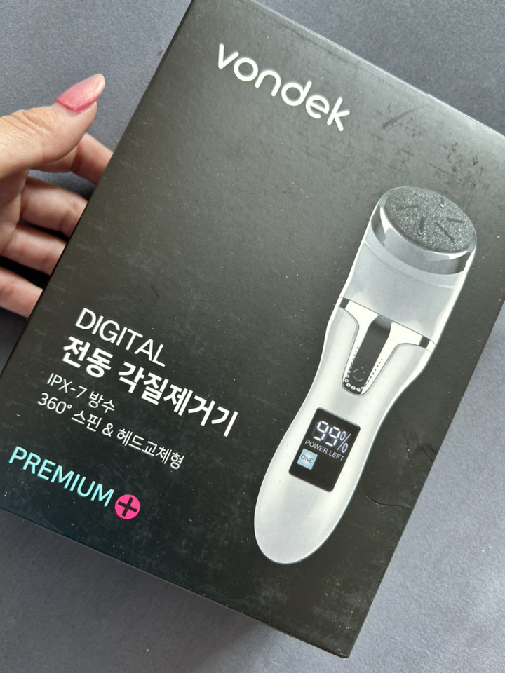 본덱 무선 전동 각질제거기 VD-CR1000W 나노글라스 VD-FF100