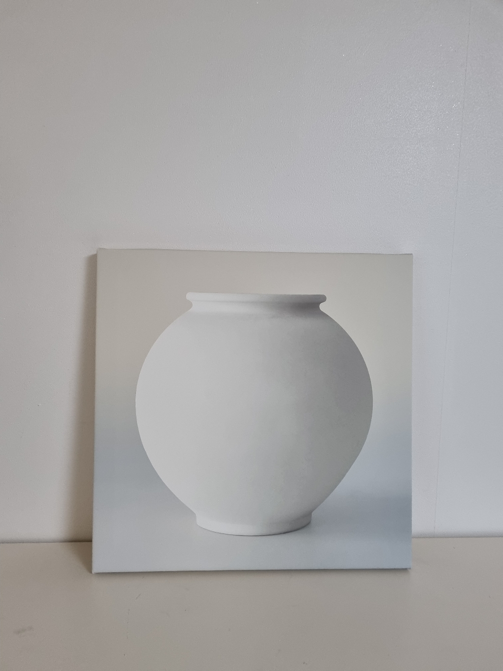 네모아트 달항아리그림 돈들어오는그림 복들어오는그림 다복상징 백자 도자기 풍수 사진 액자 캔버스액자