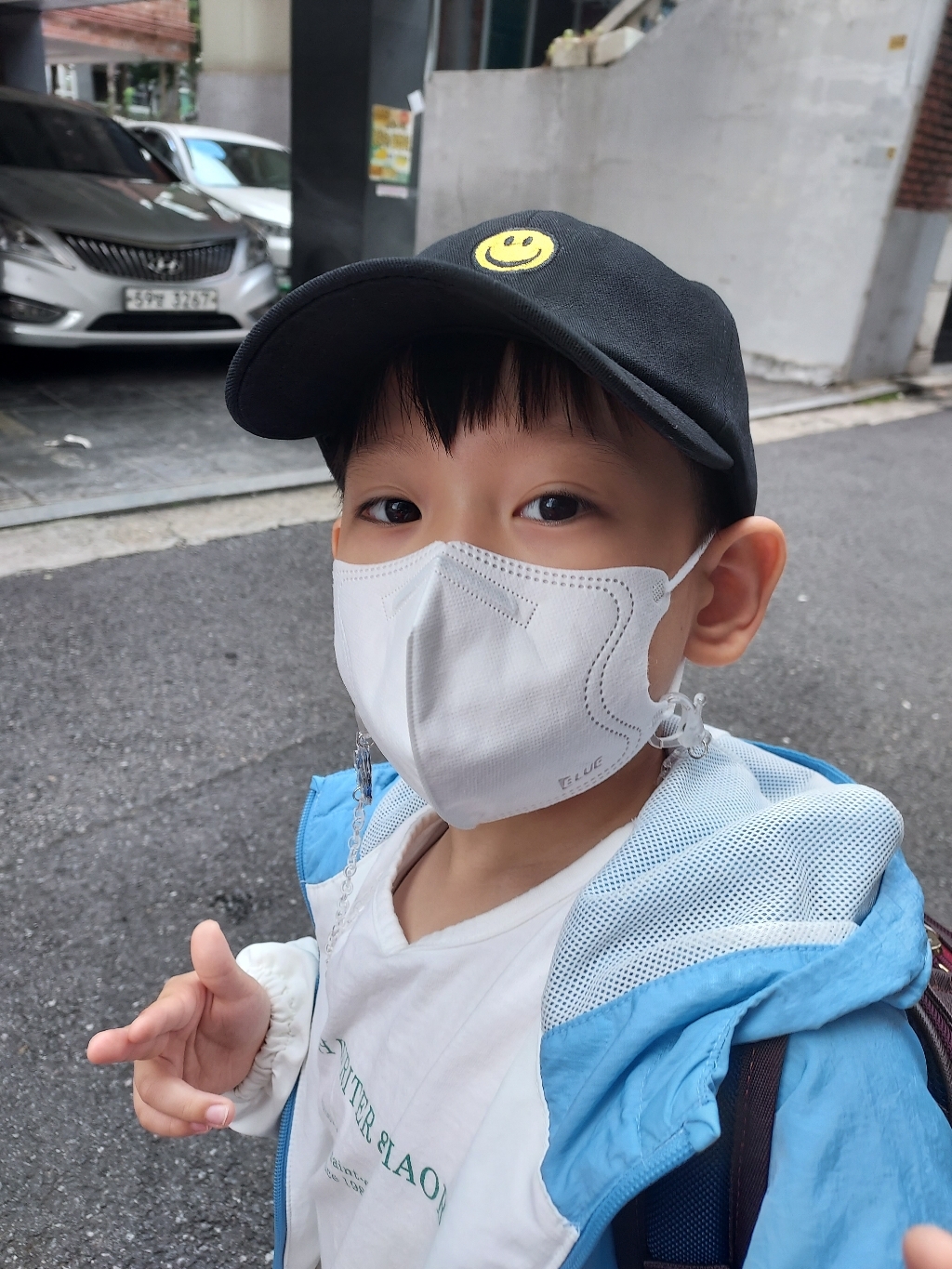 돌핀웨일 아동용 스마일스탬프 캡모자