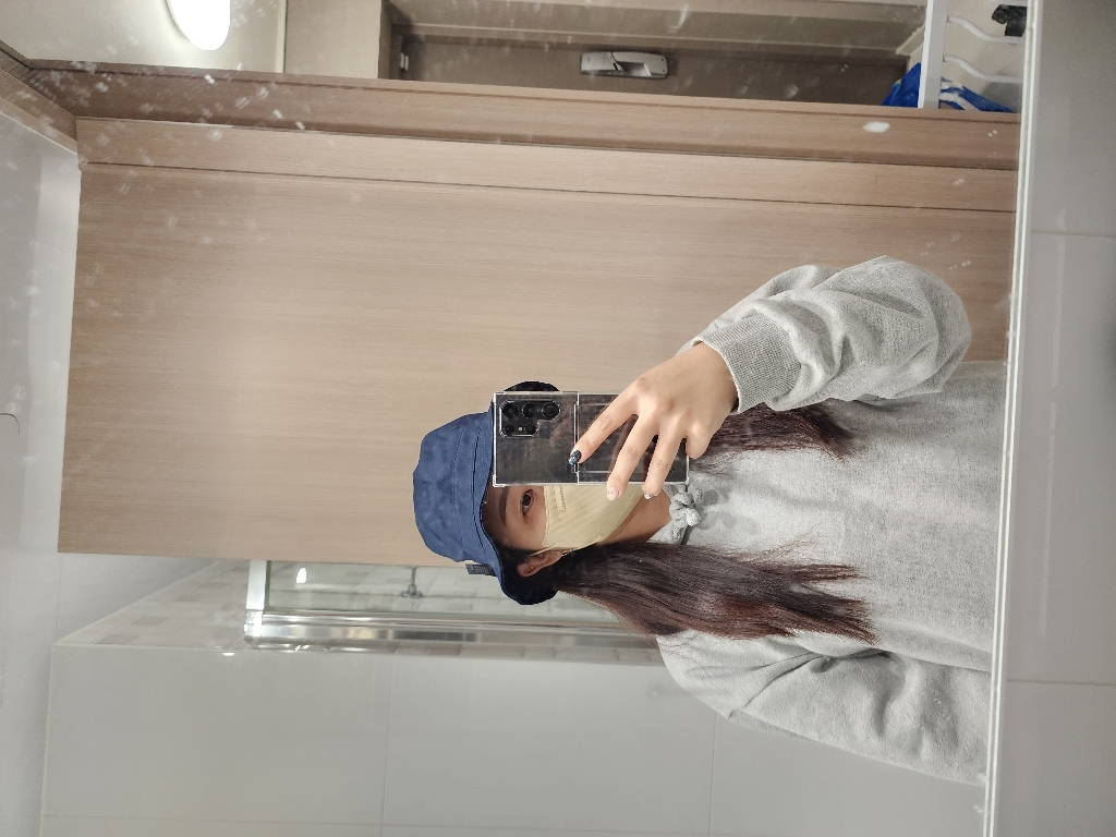풋온 남녀공용 무지 대두 버킷햇 모자