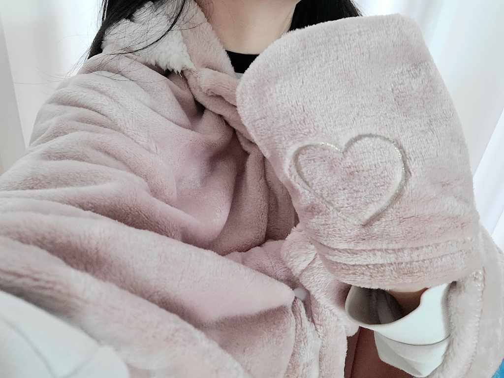생활살림꾼 대형 후드 담요