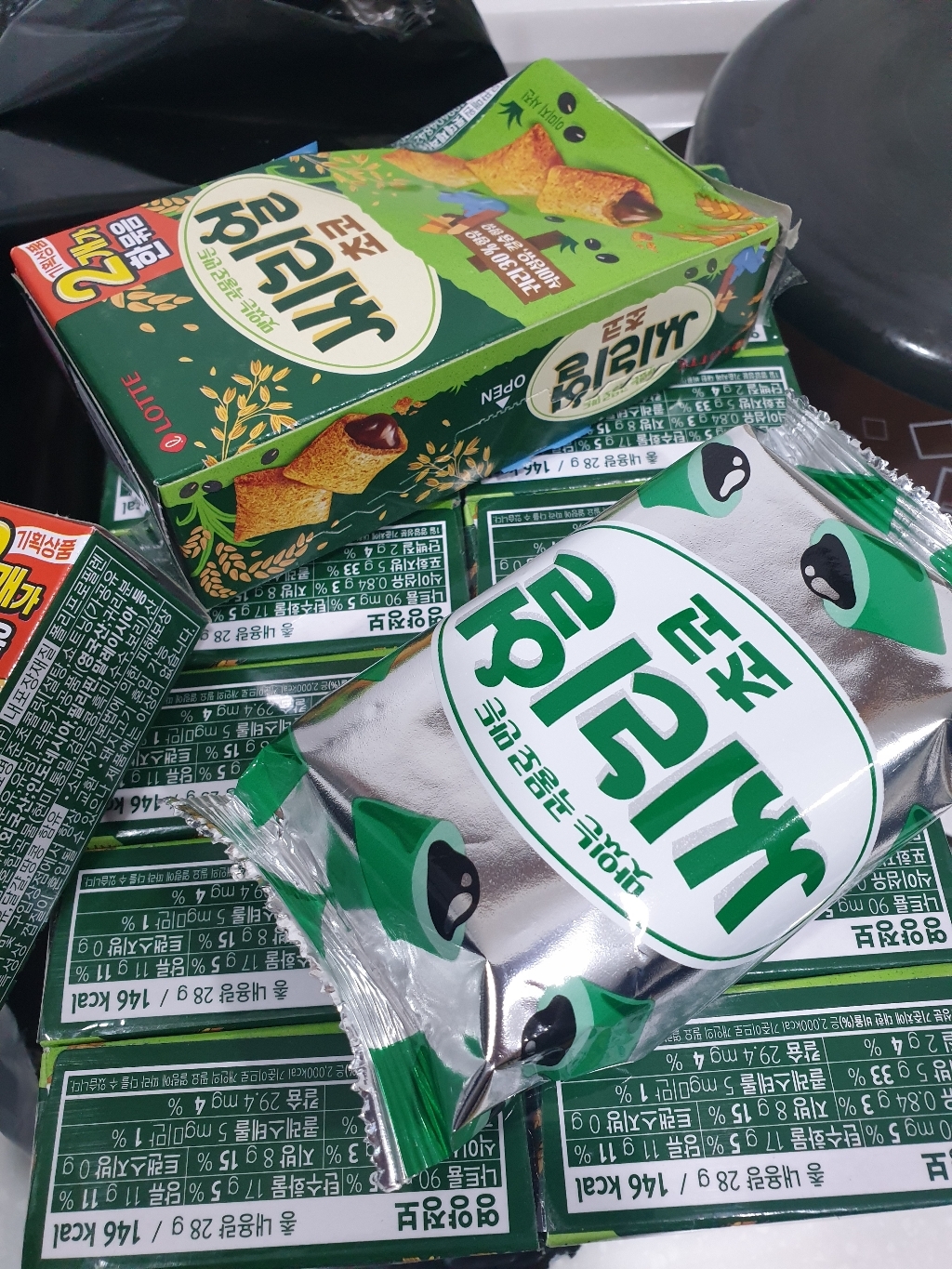 롯데제과 맛있는 곡물로 만든 씨리얼 초코
