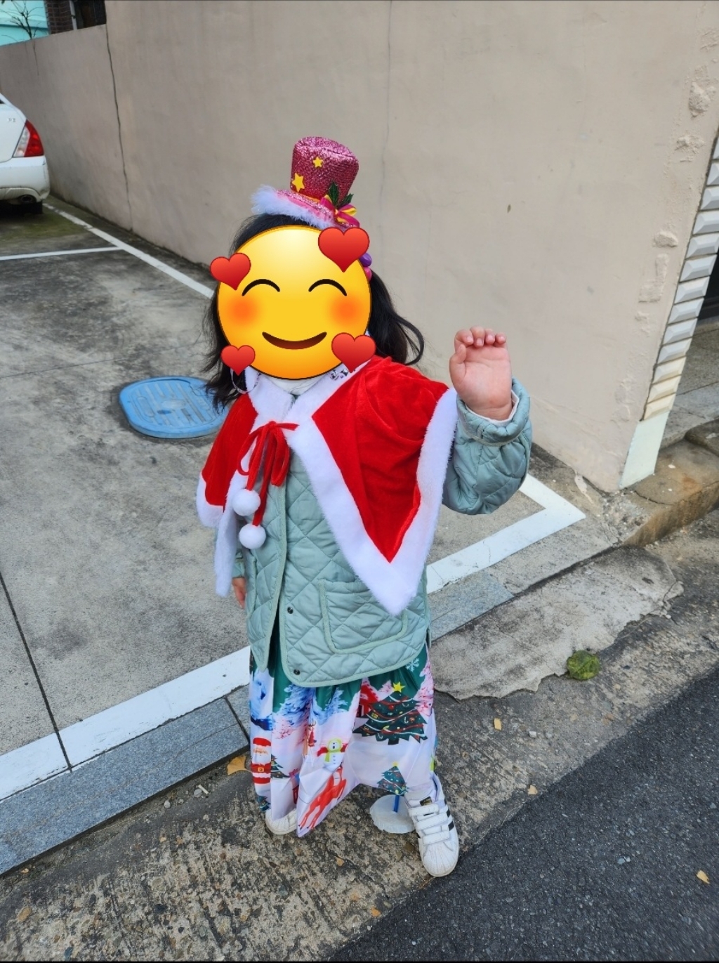 엔젤아이 산타리본 드레스