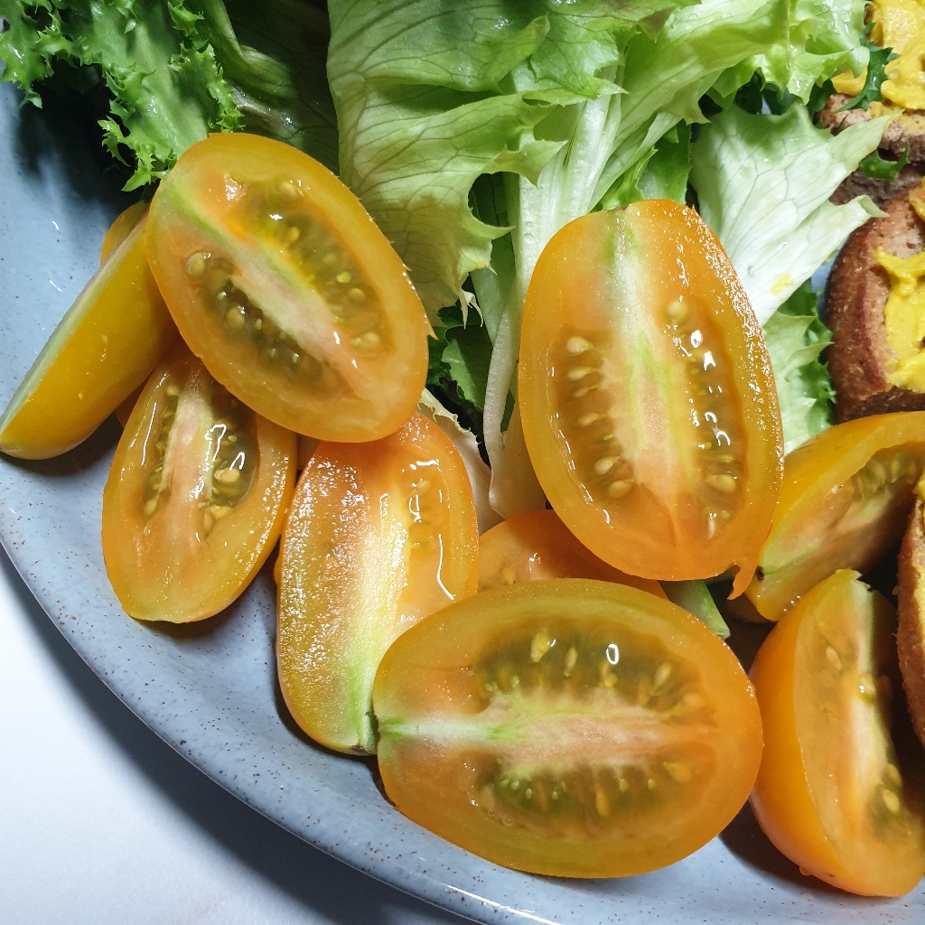A 인증 오렌지 대추 방울 토마토