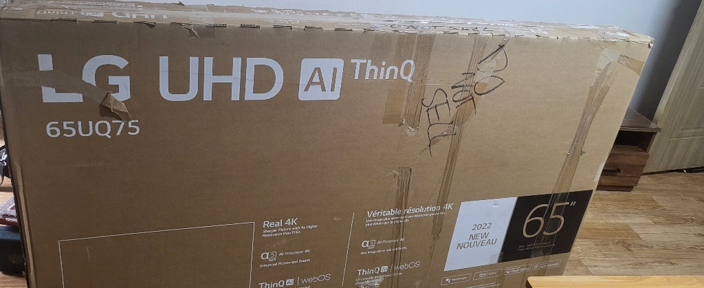 전자 65인치 22년형 울트라HD 4K 스마트 IS ED TV 65UQ7070 넷플릭스 유튜브