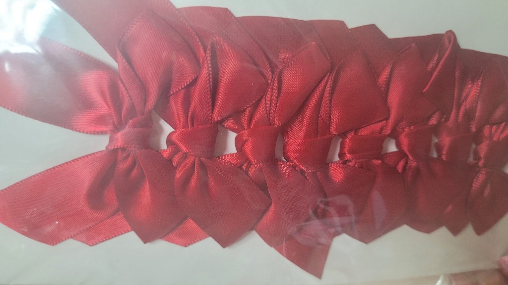 인디케이 슈크림 공단리본 포장 타이 빵끈