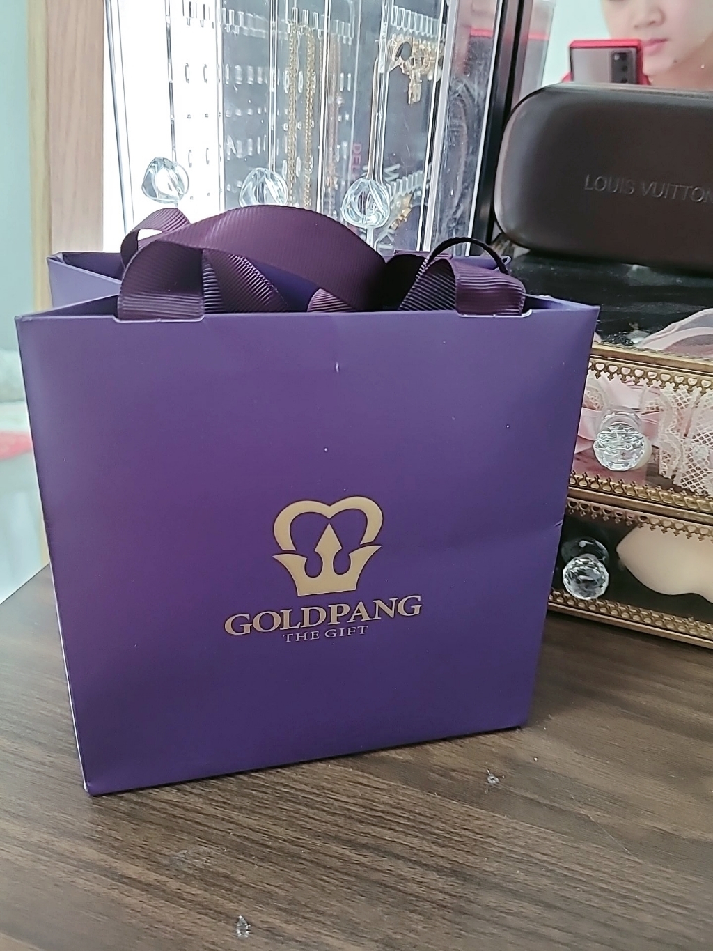 [골드팡] 14k 딥그린네잎클로버 목걸이