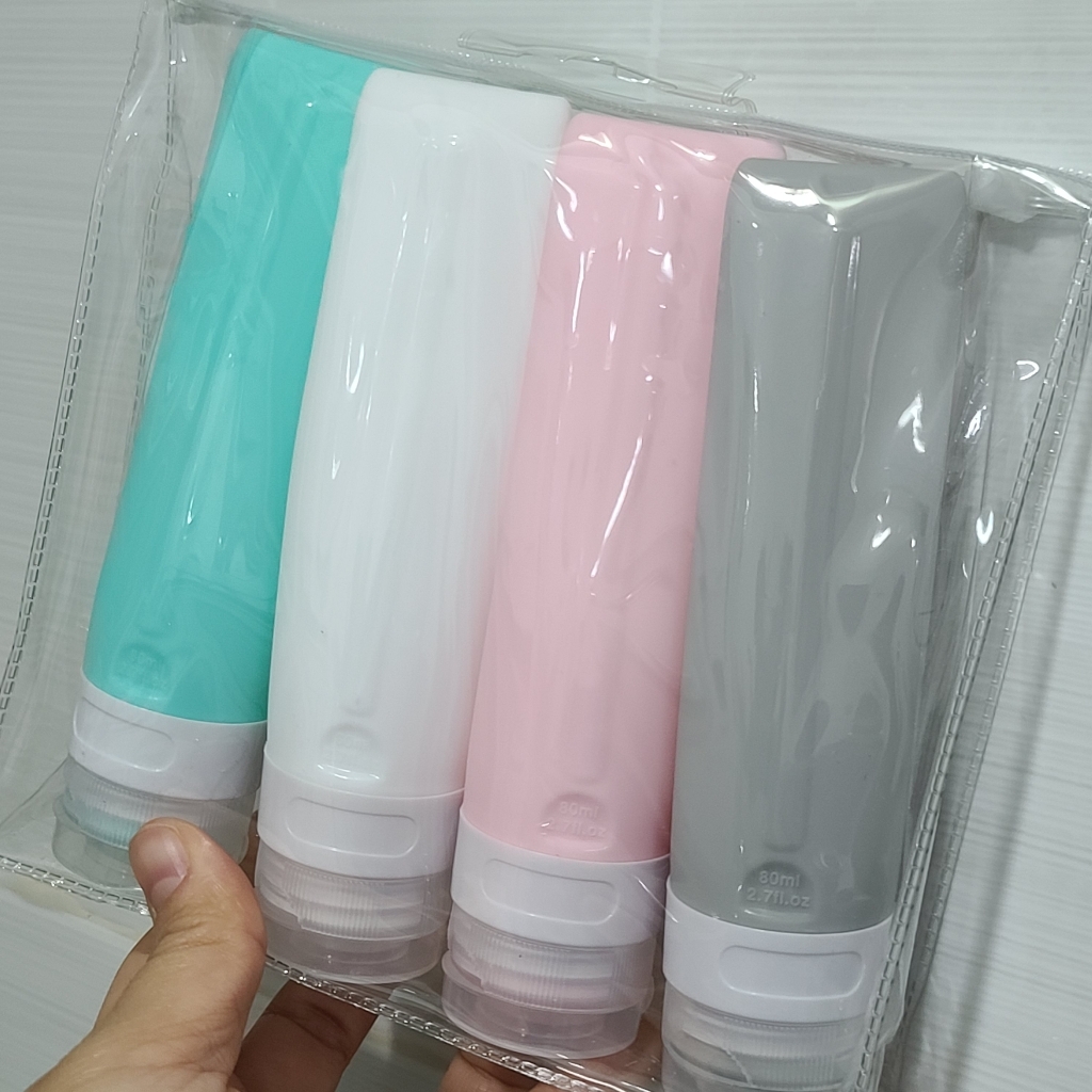 새지않는 다목적 여행용 실리콘 공병
