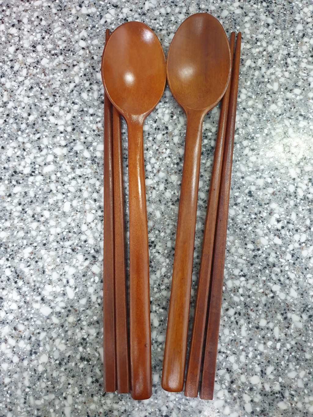 네오셰프 옻칠 수저 4인