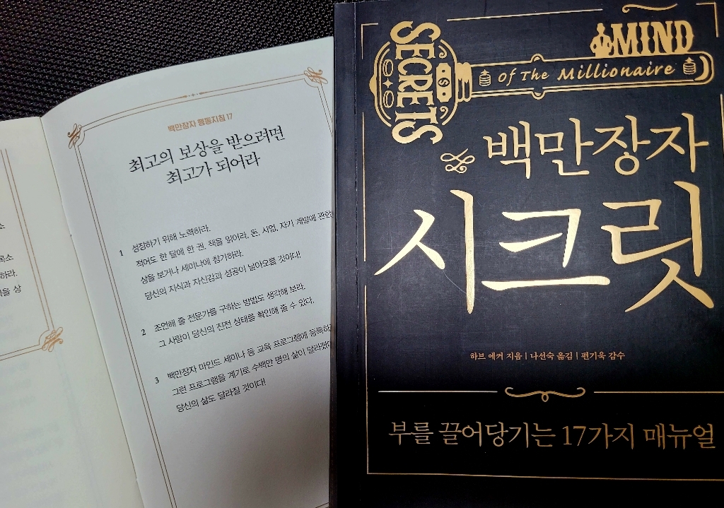 백만장자 시크릿:부를 끌어당기는 17가지 매뉴얼