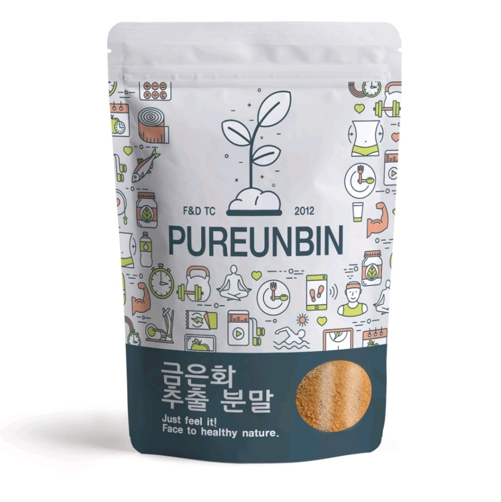 푸른빈 금은화 추출 분말 가루