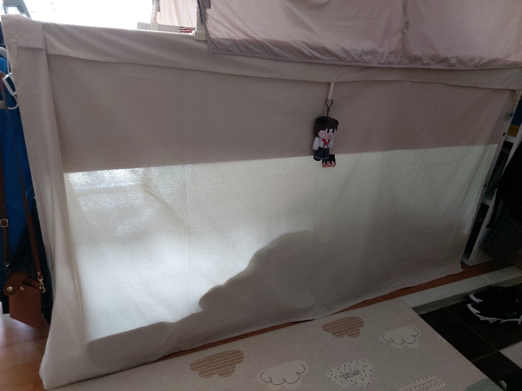 블랭크 광목 패브릭 파티션