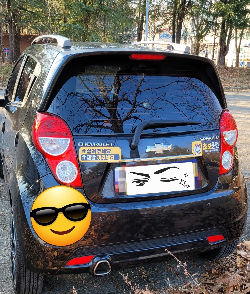 제제데코 초보운전 자동차 탈부착 자석 고휘도 반사 스티커 시트지 미디엄 E230 EC008 EC048