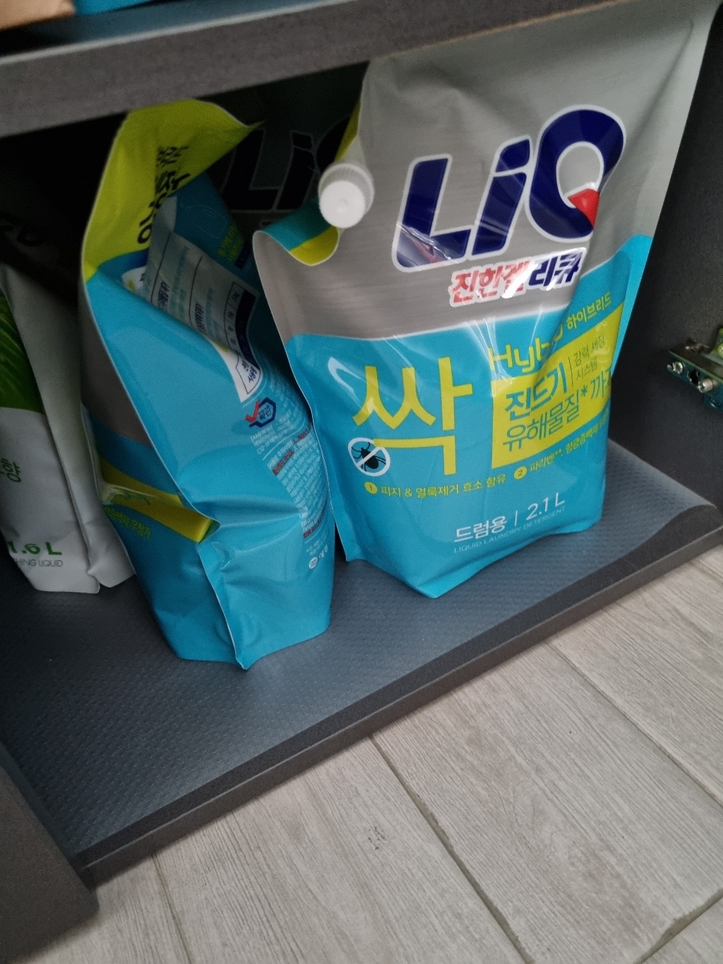 리큐 진한겔 하이브리드 드럼용 액상세제 리필
