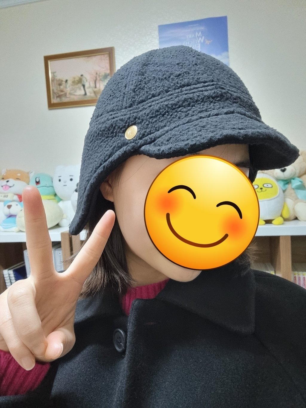 화이트샌즈 후리스 이어머프 캡