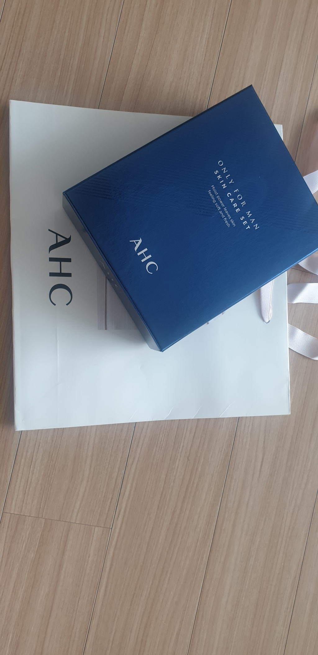 AHC 온리포맨 스킨케어 2종 쇼핑백