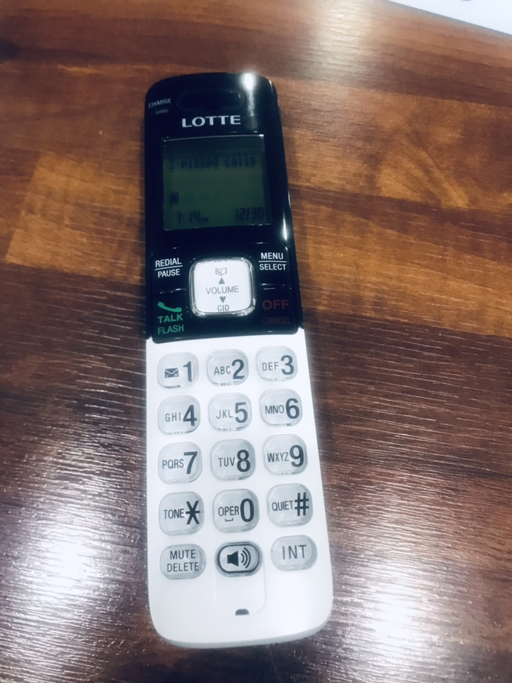 롯데이라이프 무선 전화기
