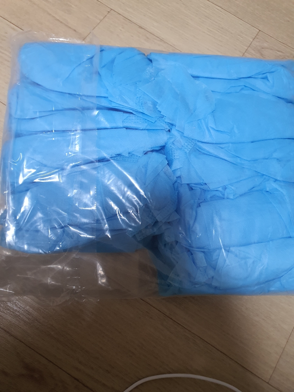 펫콤마 일회용 부직포 신발커버 덧신 50켤레
