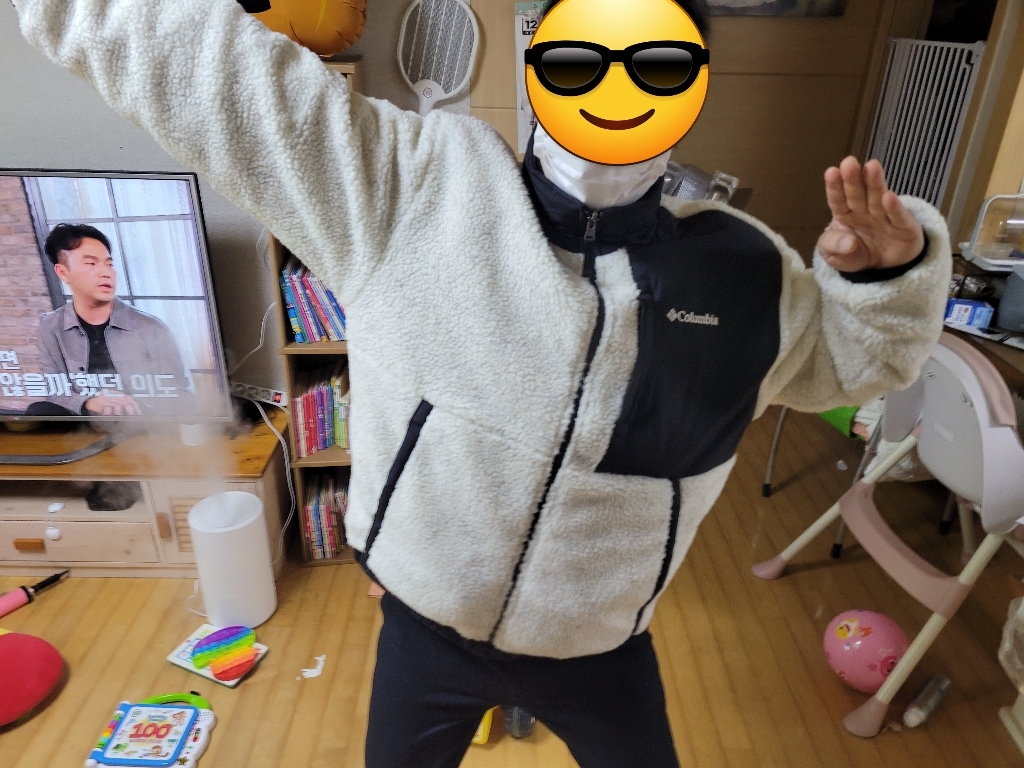 컬럼비아 남녀공용 플리스 패딩 자켓 리버서블 블랙 C24-YD909