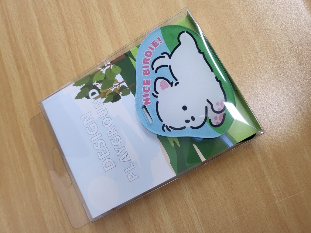 왕왕 귀여워 아크릴 캐디백 골프백 네임택