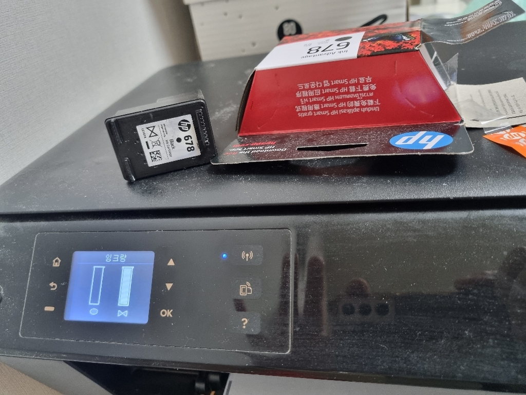 H NO678 정품잉크 CZ107AA CZ108AA Deskjet 4645 3515 1015 2645 2515 3540 3546 리뷰 후기
