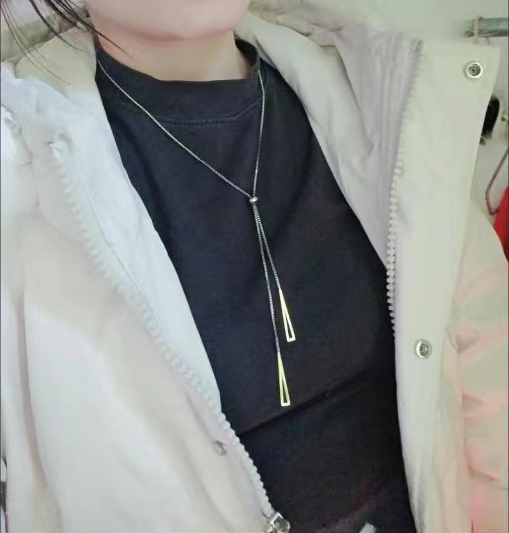 애니윙 길이 조절 데일리 패션 롱 목걸이