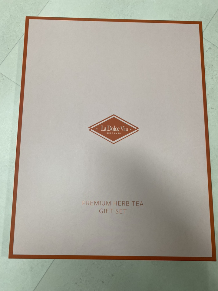 라돌체비타 프리미엄 허브차 선물세트 쇼핑백