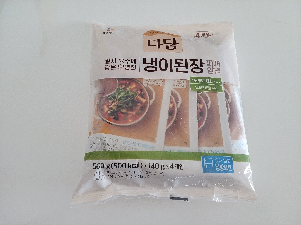다담 냉이 된장찌개 양념