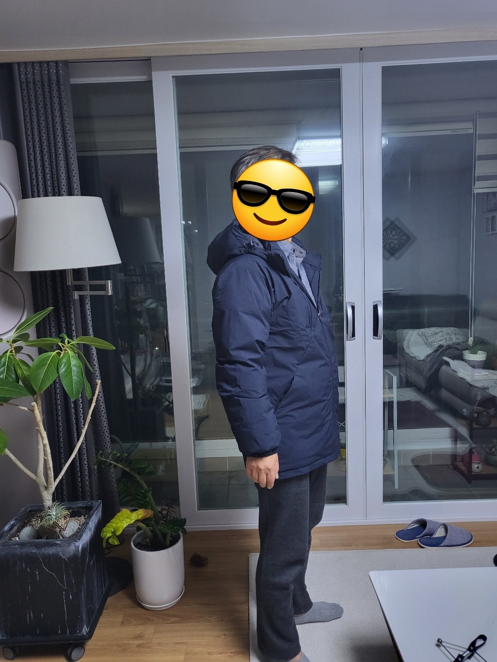 김영주 남성용 히팅 패딩 자켓