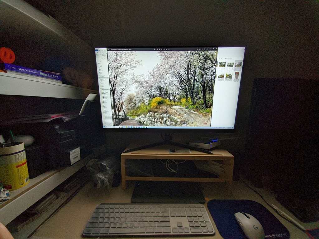 크로스오버 IS UHD 4K HDR 모니터 무결점