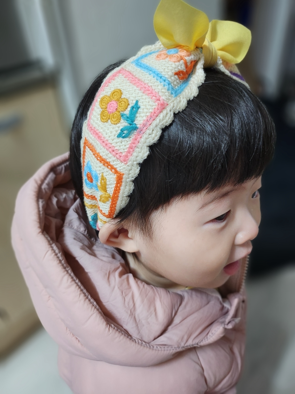 제이앤루시 뜨개꽃 반다나 여아머리띠 유아머리띠 어린이 아동헤어밴드 리뷰 후기