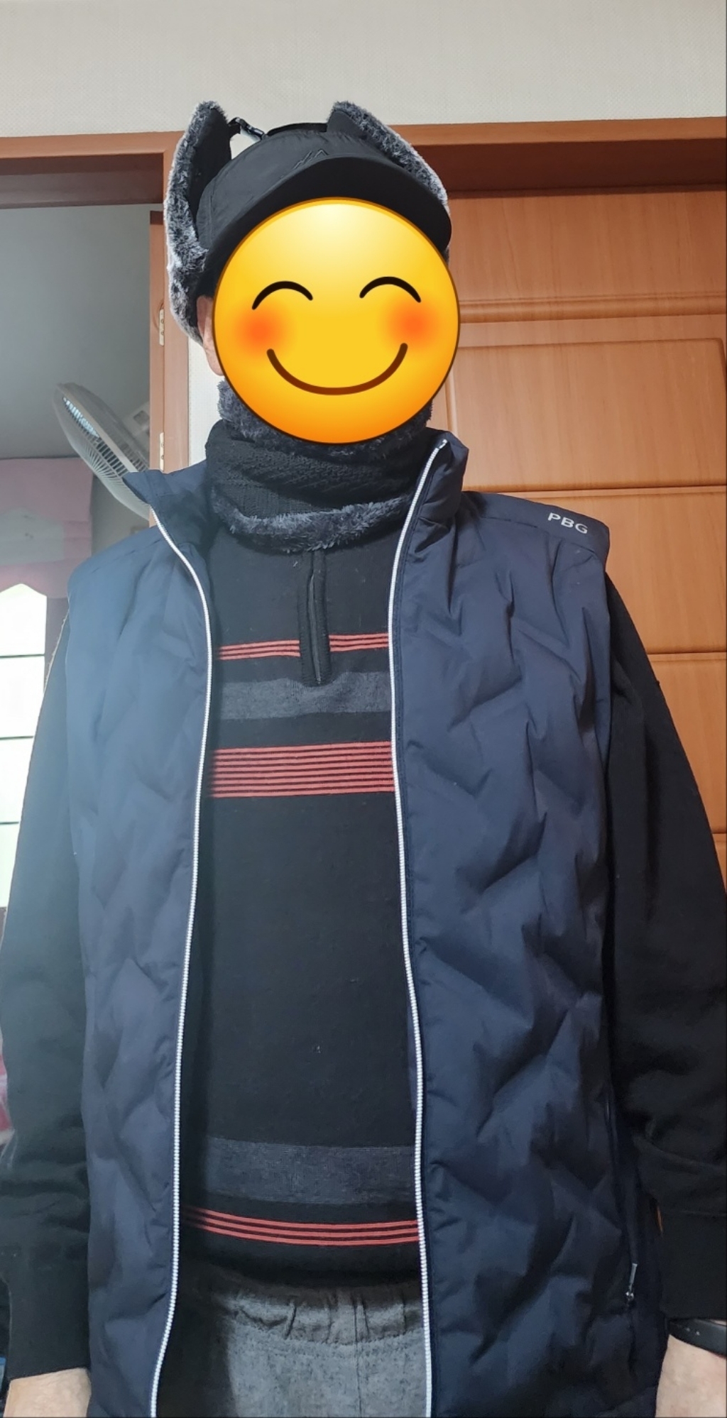 귀달이 캡모자니트 넥워머 보온 방한 겨울 월동 용품