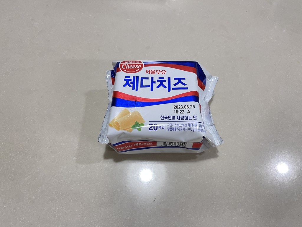서울우유 체다 슬라이스 치즈 20매입