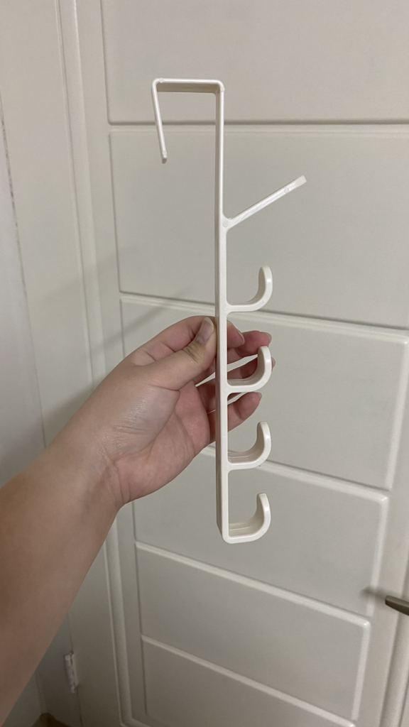 더벨라 모자 가방 옷걸이 5구 행거 도어 후크